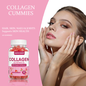 Gomitas de Colágeno OEM 60 Unidades |   Suplemento Dietético para Adultos con Vitamina C y Sabor a Sandía para Cabello, Piel, Uñas y Articulaciones, Mejora la Densidad Ósea - Product Image 2