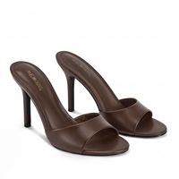 WETKISS OEM/ODM – Mules classiques à talon aiguille et bout ouvert pour femme, sandales de soirée à bride unique, pas chères