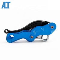 Ascenseur de poitrine en alliage d'aluminium à freinage automatique pour l'escalade et le sauvetage par corde, certifié CE EN, mains libres, capacité de 150 kg, 8-13 mm