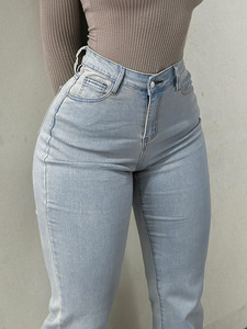 <span class=keywords><strong>Jeans</strong></span> a Zampa d'Elefante da <span class=keywords><strong>Donna</strong></span> a Vita Alta, Elasticizzati, Slim Fit, Effetto Push-Up, Taglie dalla X alla 2XL - Product Image 4