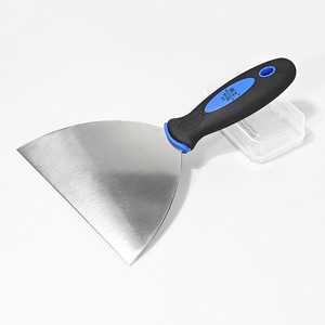 Peng Gong Stainless Steel Beveled Putty Knife Plastic Handle Blue Black Wall Plastering <b>Scraper</b> - Product Image 4