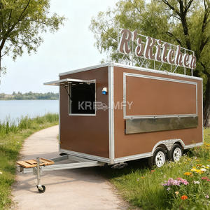 2025 Barbecue Pizza Mobile <b>Kitchen</b> Truck Fast Food For Sale Europe - Product Image 6