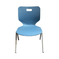 Meubles de bibliothèque scolaire, vente flash, chaise fixe de bibliothèque, chaise d'étudiant