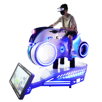 Équipement de boîte VR de parc d'attractions, réalité virtuelle, simulateur de conduite de moto, Machine 9D Vr, prix de la machine de jeu de moto