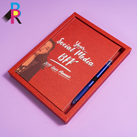 Carnet à couverture rigide personnalisé haut de gamme pour journalisation écologique, pages vierges, élastique, reliure cousue, faible MOQ
