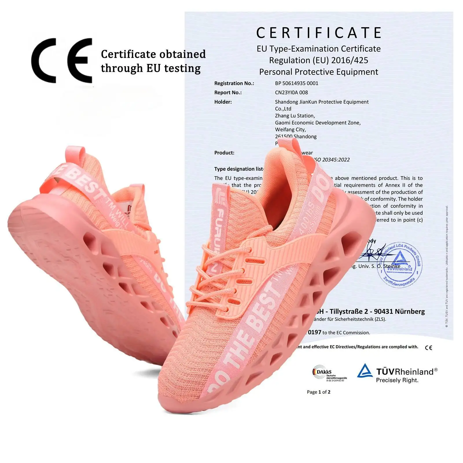 CE mujeres transpirable impermeable seguridad trabajo punta de acero protectora senderismo antideslizante zapatos de laboratorio especial para hombres industrial