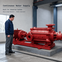 Pompe centrifuge multi-étages horizontale électrique MINGCHUAN avec raccords à brides
