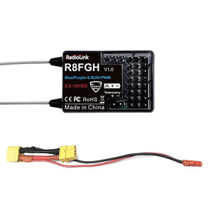 Récepteur RC Radiolink R8FG 8 canaux 2.4G avec gyroscope, retour de tension, portée de 600 mètres, RX longue portée pour voiture, bateau, RC8X, RC6GS, RC4GS, T8S, <span class=keywords><strong>T8FB</strong></span> - Product Image 1