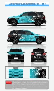 WRAPMASTER 1.52*20m Stiker Pembungkus Kendaraan Kustom PET Berubah Warna Pola Komik Pembungkus Mobil Vinyl Stiker Film Pembungkus Kendaraan - Product Image 5