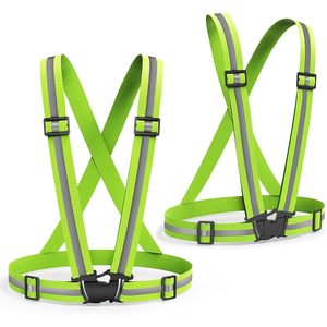 Chaleco de Seguridad Reflectante de Alta Visibilidad, Ajustable y Elástico, para Correr y Trotar de Noche - Product Image 1