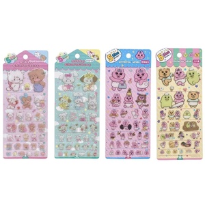 Autocollants en résine 3D super mignons Mikkos, autocollants en cristal de dessin animé pour journal, coque de téléphone, décoration de bagages - Product Image 1