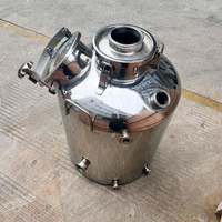 Cuve de distillation en acier inoxydable 304 de qualité alimentaire DEYI avec trappe à ouverture rapide pour alcool, spiritueux et huiles essentielles