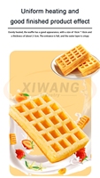 Gaufre carrée antiadhésive commerciale de machine de gaufre d'oeuf faisant la machine de crêpe de machine