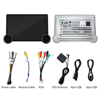 360 Caméra Android Stéréo 11.5 Pouces Double Bouton Autoradio avec 6 + 128G Lecteur Multimédia pour Voiture Électronique Radio vw Golf 5 2008