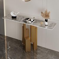 Table basse étroite de style italien, armoire décorative de luxe, solide, mur d'entrée, Art moderne