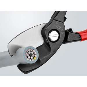 Tijeras para cables y alambres de doble filo Knipex, 200 mm - Product Image 1