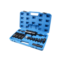Juego de 14 piezas para extracción de inyectores diésel Common Rail con extractor de martillo deslizante y kit de adaptadores