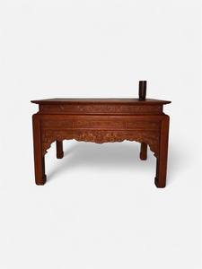 Mesa de Altar Huong Wood de un Nivel, Diseño Clásico Vietnamita para el Culto Ancestral Familiar - Product Image 2