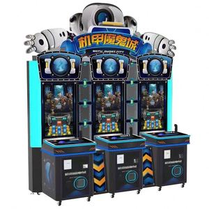 เครื่องเกมอาร์เคด Artbel Mech Ghost City 3 ผู้เล่น แบบหยอดเหรียญ วัสดุพลาสติกและโลหะ ใช้ไฟ 220V รับประกัน 1 ปี เกมยิงปืนแบบใช้ตั๋ว - Product Image 3