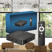 TV Box Android TX90 Pro Terlaris Ultra HD Android 12 Canggih Quad-core 8GB RAM 5G Wireless Voice Remote Set-Top Box