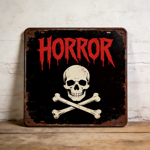 定制设计恐怖电影金属标牌 |   复古金属可定制独家优惠 - Product Image 2