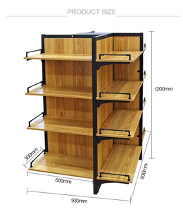 Hiện đại cửa hàng bán lẻ Gondola Kệ hệ thống cửa hàng tạp hóa sử dụng siêu thị Kệ hiển thị kệ để bán - Product Image 5