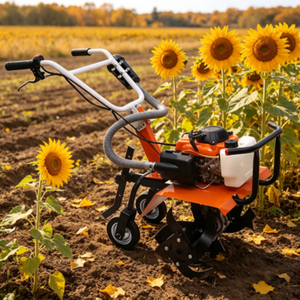 Accessoire de motoculteur rotatif pour tracteur chenillé, adapté aux terres boueuses et inondées - Product Image 1