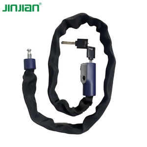 Candado Antirrobo Portátil Jijian de 6mm con Cadena, Control Estándar Seguro, Dos Llaves, Alta Resistencia <span class=keywords><strong>para</strong></span> Motocicleta, <span class=keywords><strong>Bicicleta</strong></span> y Accesorios - Product Image 1