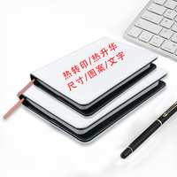 Carnet de sublimation A5A6, couverture rigide vierge, pour bricolage gratuit, bande élastique, logo personnalisé pour entreprise, vente en gros