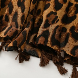 <span class=keywords><strong>Sciarpa</strong></span> Sottile in Poliestere con Stampa <span class=keywords><strong>Leopardata</strong></span> per Donne Musulmane, Stile Europeo e Americano, Ideale per Viaggi - Product Image 4