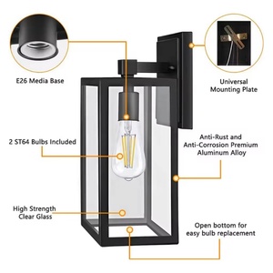 Lámpara de Pared Retro Impermeable para Exteriores, Fuente de Luz LED para Pasillo, Balcón, Lámparas de Pared Populares - Product Image 2