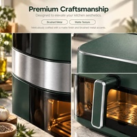 Friteuse à Air 12l Grande Double Empilable Multifonction Avec Four et 25 Accessoires Air Fryer et Recettes