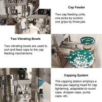 Machine de remplissage et de bouchage automatique HZPK pour shampoing, lotion, savon liquide, gel, pâte cosmétique en bouteille, en conserve ou en pot