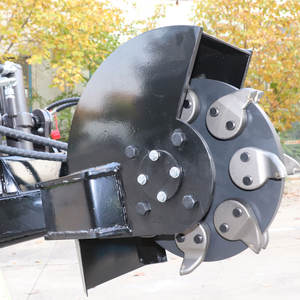 <span class=keywords><strong>Broyeur</strong></span> de souches hydraulique pour mini-chargeuse compacte, déchiqueteuse forestière, débroussailleuse, tondeuse à gazon - Product Image 5