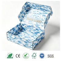 Boîte postale en carton ondulé personnalisée de grande taille, imprimée avec logo, pour emballage d'expédition aérienne, boîtes d'expédition en carton ondulé