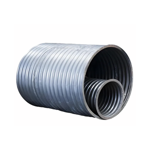 Tubería de Alcantarillado de Acero Galvanizado y Tubería de Acero para Drenaje de Carreteras con Protección de Tubería de Drenaje Galvanizada - Product Image 1