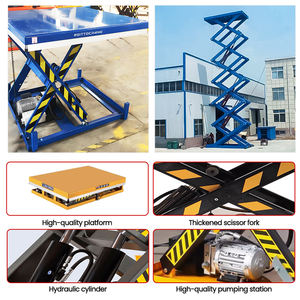 Plataforma Elevadora de Tijera Hidráulica de Suministro Directo de Fábrica, Mesa Elevadora de Tijera Estacionaria de 1-10 Toneladas - Product Image 3