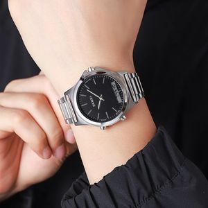Relojes <span class=keywords><strong>de</strong></span> Pulsera <span class=keywords><strong>de</strong></span> Cuarzo con Correa <span class=keywords><strong>de</strong></span> Acero Inoxidable SKMEI 2120, Relojes <span class=keywords><strong>de</strong></span> Pulsera Analógicos y Digitales Deportivos <span class=keywords><strong>de</strong></span> Lujo con Múltiples Zonas Horarias para Hombre - Product Image 5