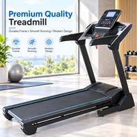 Tapis roulant électrique pliable K-FIT GS-146A-C3, inclinaison automatique, absorption des chocs, machine de course motorisée, écran LCD, fitness en intérieur