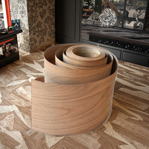 Ván veneer gỗ sồi đỏ tự nhiên, chất liệu gỗ thật, bền, cắt lát, kiểu hiện đại, vân nổi bật, dùng cho nội thất, trang trí khách sạn - Product Image 3