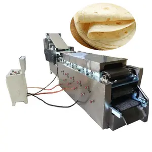 Máy Làm Bánh Tortilla Bột Tự Động Hoàn Toàn Dây Chuyền Sản Xuất Bánh Mì Ả Rập Pita Máy Làm Bánh Mì Chapati Roti