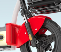 Vélo Électrique Urbain Chinois à Vendre : Moteur Brushless 48V 350W, 24 Vitesses, Cadre en Acier, Double Suspension, Écran LCD - Hebei