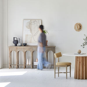 Wabi sabi fififites-mueble vintage <span class=keywords><strong>de</strong></span> madera, estilo antiguo romano inspirado en arquitectura, arco deco - Product Image 1