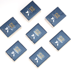 Pañuelos Faciales <span class=keywords><strong>OULU</strong></span> de Papel de 3 Capas, 10 Hojas, Paquete de Bolsillo Portátil de Bambú - Product Image 4