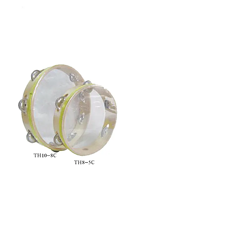 hot sale transparent drum skin tambourine band