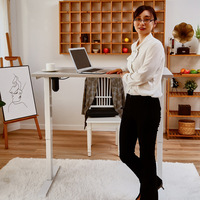 Table de travail électrique intelligente en acier, pliable et réglable, pour bureau à domicile, multifonctionnelle, pour ordinateur, pour enfants