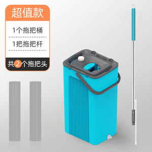 Auto di pulizia PVA mop con la spazzola e singolo secchio 2in1 PVA secco + mop pulito - Product Image 3