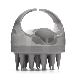 Nouvelle brosse à cheveux améliorée avec distributeur, brosse à shampooing en silicone, brosse exfoliante pour le cuir chevelu, masseur capillaire pour la douche - Product Image 4