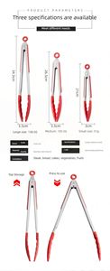 Gadget de cuisine promotionnel, pince en silicone résistante à la chaleur, cadeau idéal pour les passionnés de cuisine, logo personnalisé - Product Image 2