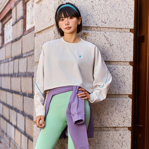 T-<span class=keywords><strong>shirt</strong></span> de <span class=keywords><strong>sport</strong></span> court à manches longues à séchage rapide pour <span class=keywords><strong>femme</strong></span>, ample, respirant, anti-UV, style décontracté pour l'extérieur - Product Image 3